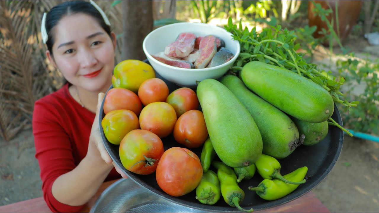 Fermented Pangasius Fish Soup Recipe - Cooking With Sros