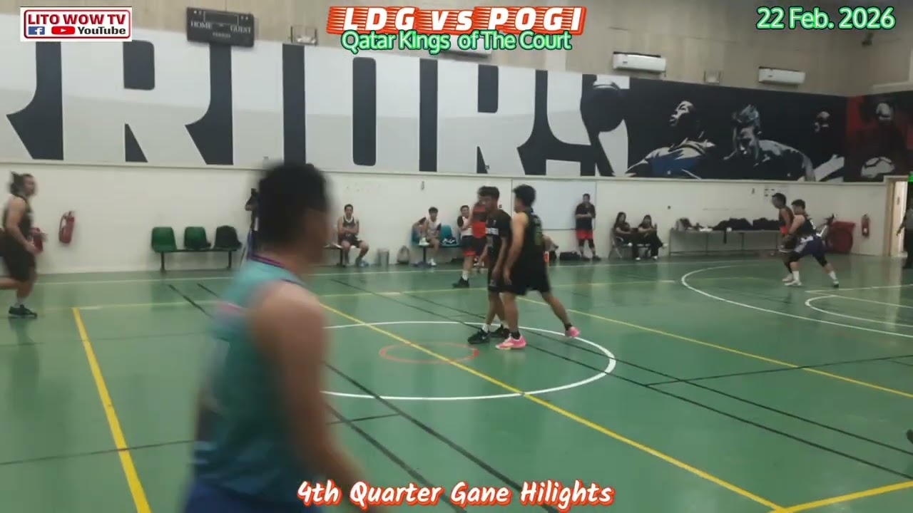 LDG vs POGI●4th Quarter Full Games●Qatar Kings of the Court●22 Feb .2026