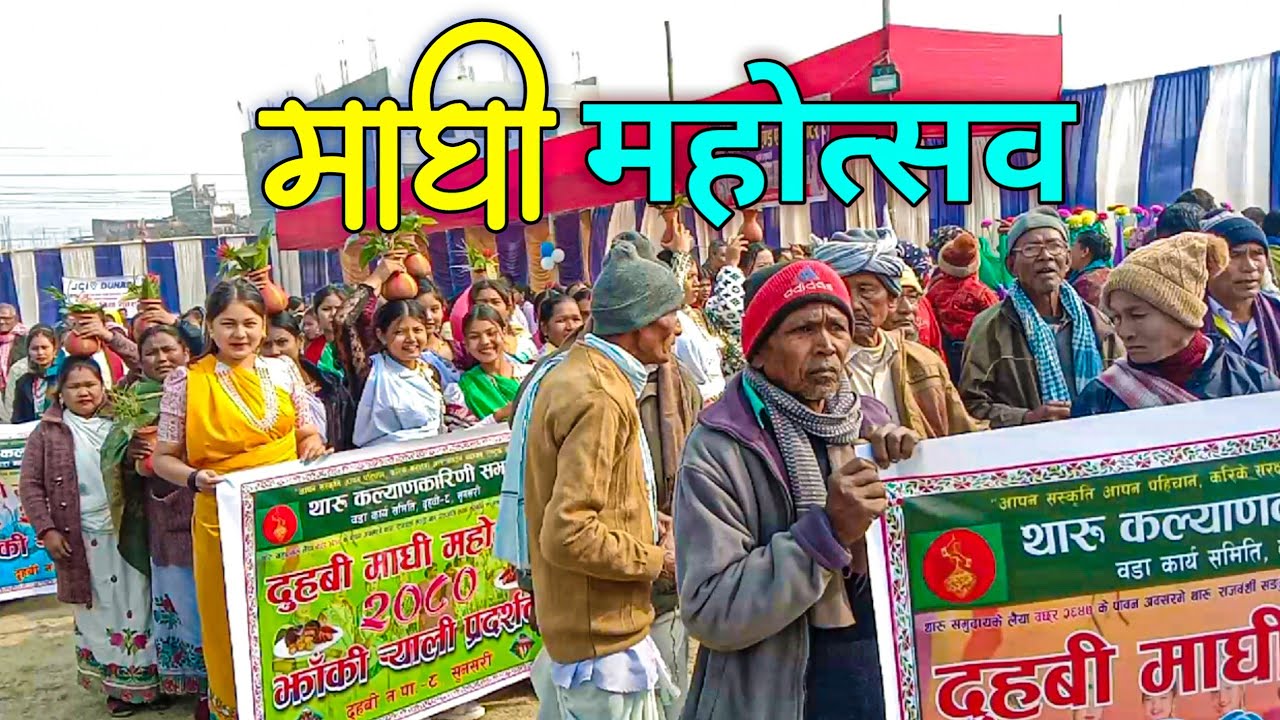 Tharu Maghi Mahotsav 2080 || Duhabi Maghi Mahotsav 2080 || Tharu Maghi Video #maghi #tharuculture