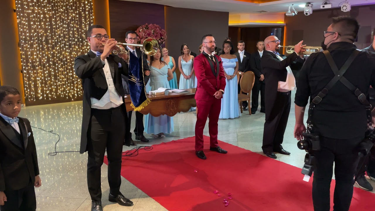 Odisseia + Marcha nupcial + Grande é o Senhor na entrada emocionante da noiva