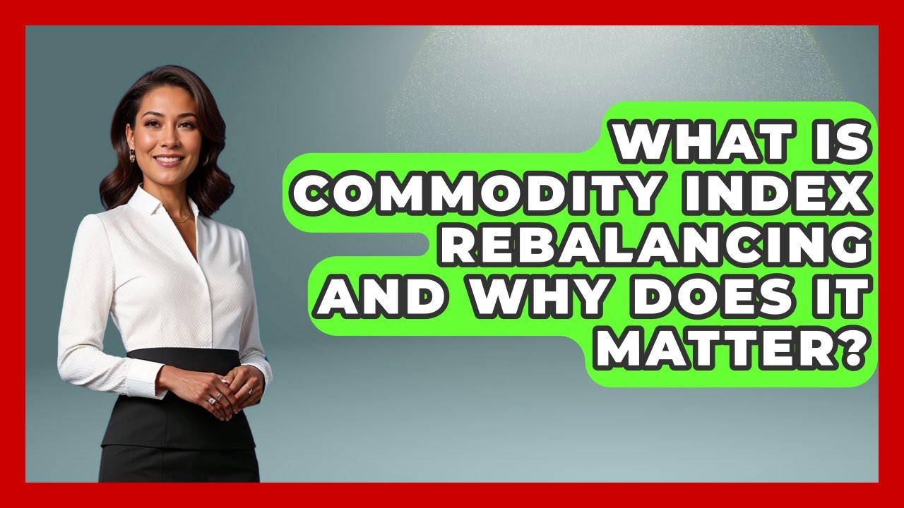 What Is Commodity Index Rebalancing And Why Does It Matter? - Commodity Wealth Investor