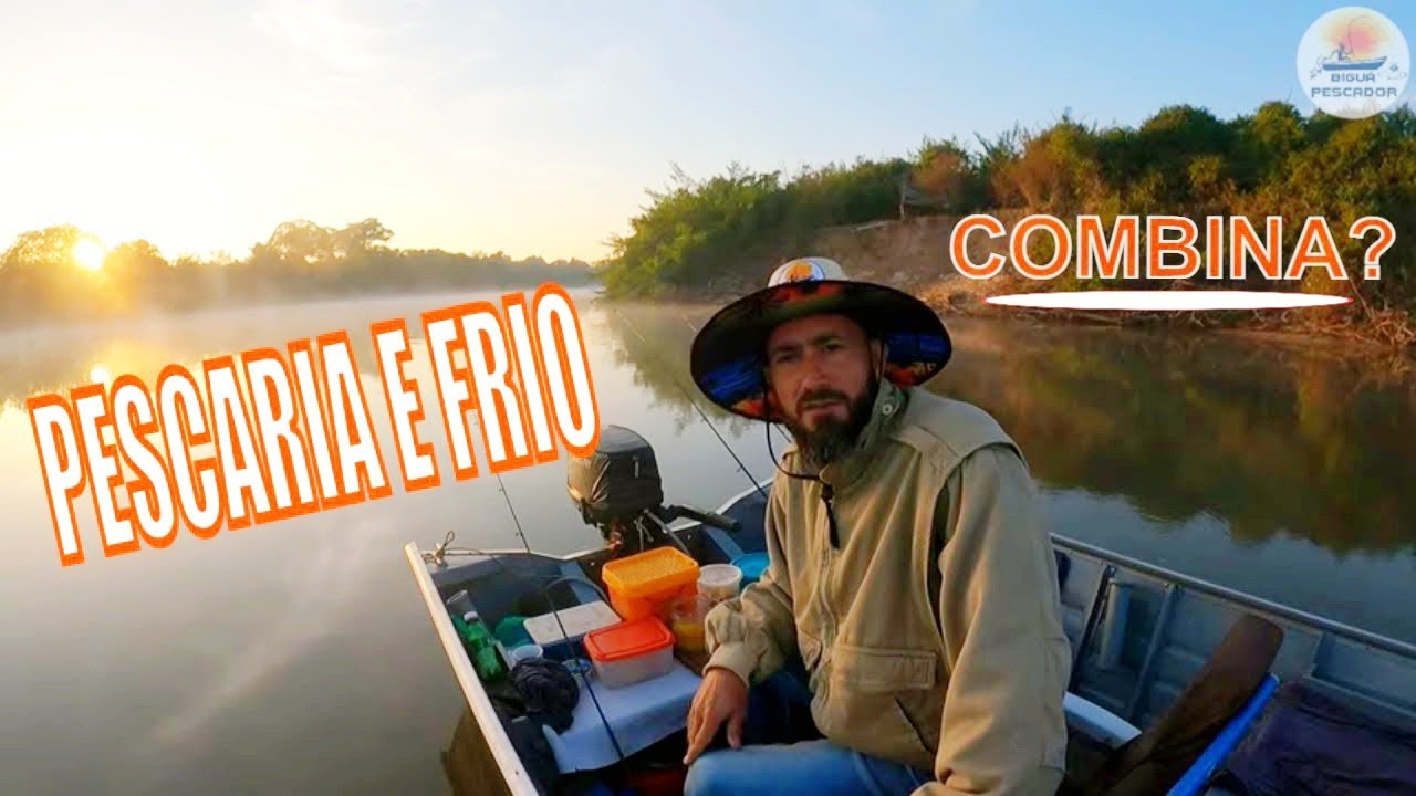 PIAPARA NO FRIO! FÁCIL PEGAR? CARAMUJO com CASCA! Paciência, Persistência e Desafio. #biguapescador