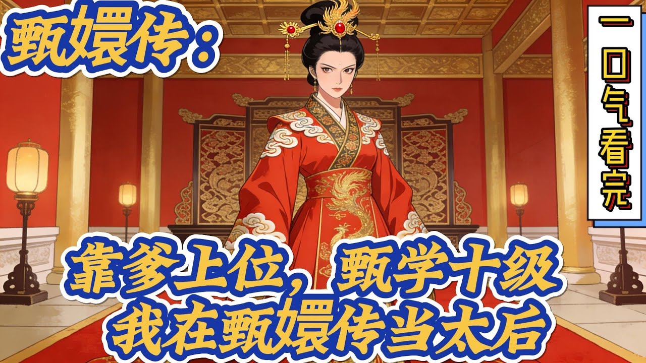 🔥完结！💥独家！《甄嬛传：靠爹上位，甄学十级，我在甄嬛传当太后》心中无男人，拔剑自然神，胖橘哪有太后之位香，姐的目标一直都是当太后！#动漫#穿越#有声漫画#无敌#爽文#甄嬛传