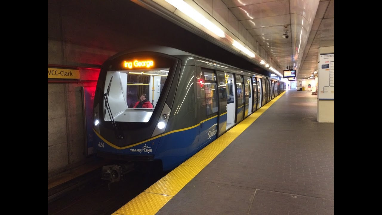 Skytrain's At Waterfront Station