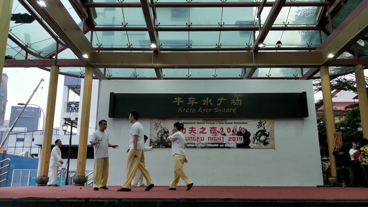 Kungfu Nite @ Kreta Ayer Square - before the show 功夫之夜