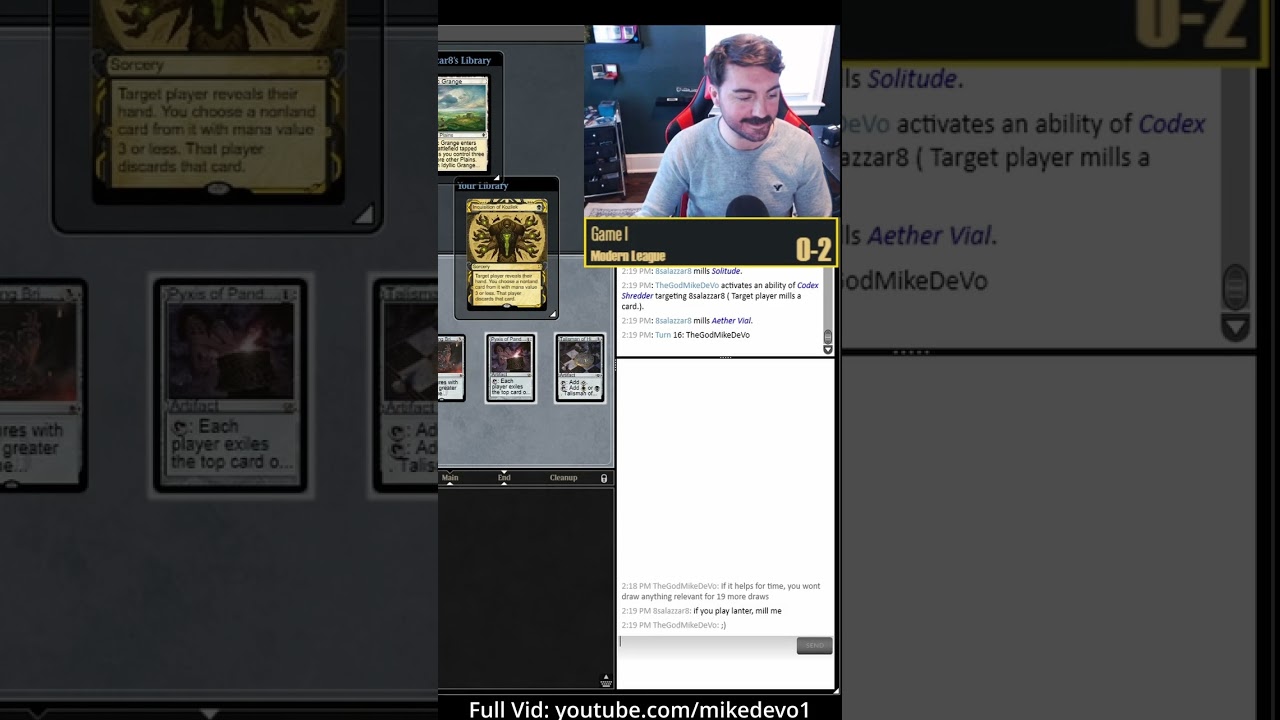 When a Lantern Player Tries to Be Nice | Magic the Gathering #MTGO #mtg #shorts #mtgmodern