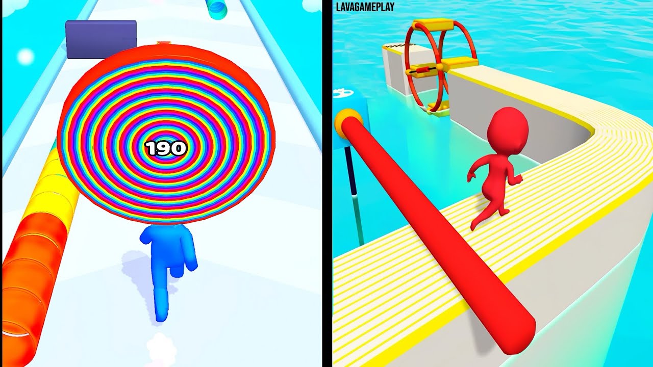 Layer Man vs Fun Race 3D