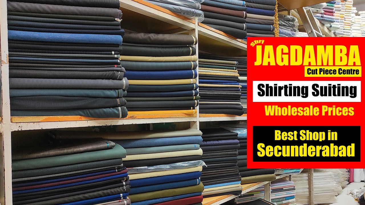 Shri Jagdamba | Cut Piece | Wholesale Cloth Merchant | Shirting Suiting Best Shop in Secunderabad