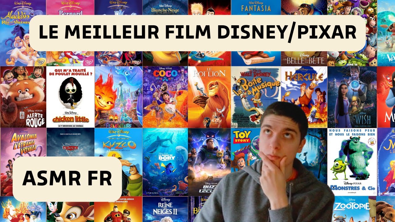 ASMR FR - Quel est le meilleur film d'animation Disney/Pixar ?