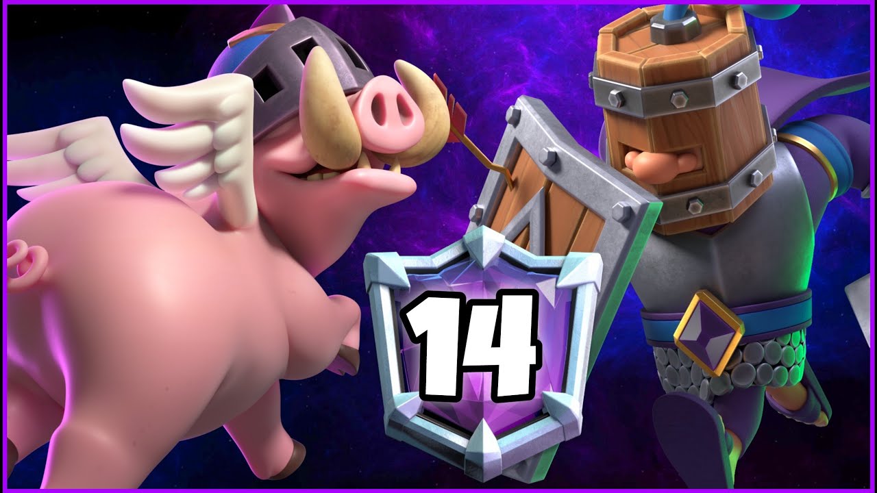 Top 10 with Recruits Royal Hogs Deck.!
