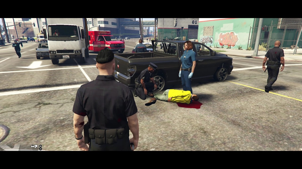 Mi primer día de policía GTA V (Sin Comentarios)