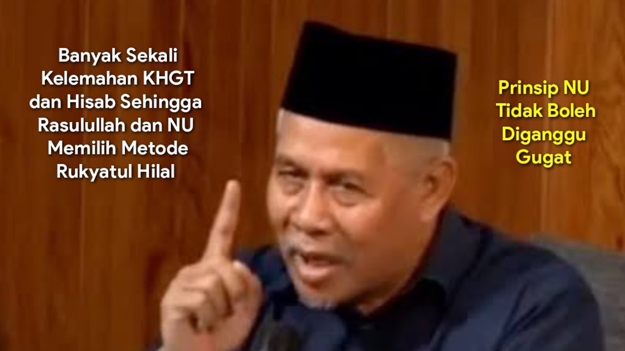 KH. Marzuqi Mustamar Jelaskan Alasan NU Menolak KHGT dan Hisab Sehingga Mantap dengan Rukyat Hilal 