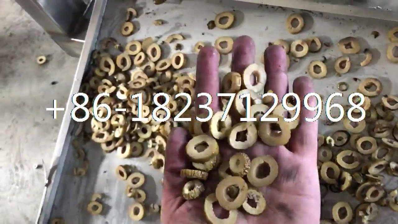 red jujube date slice cutting machine hawthorn olive ring cutter slicer machine