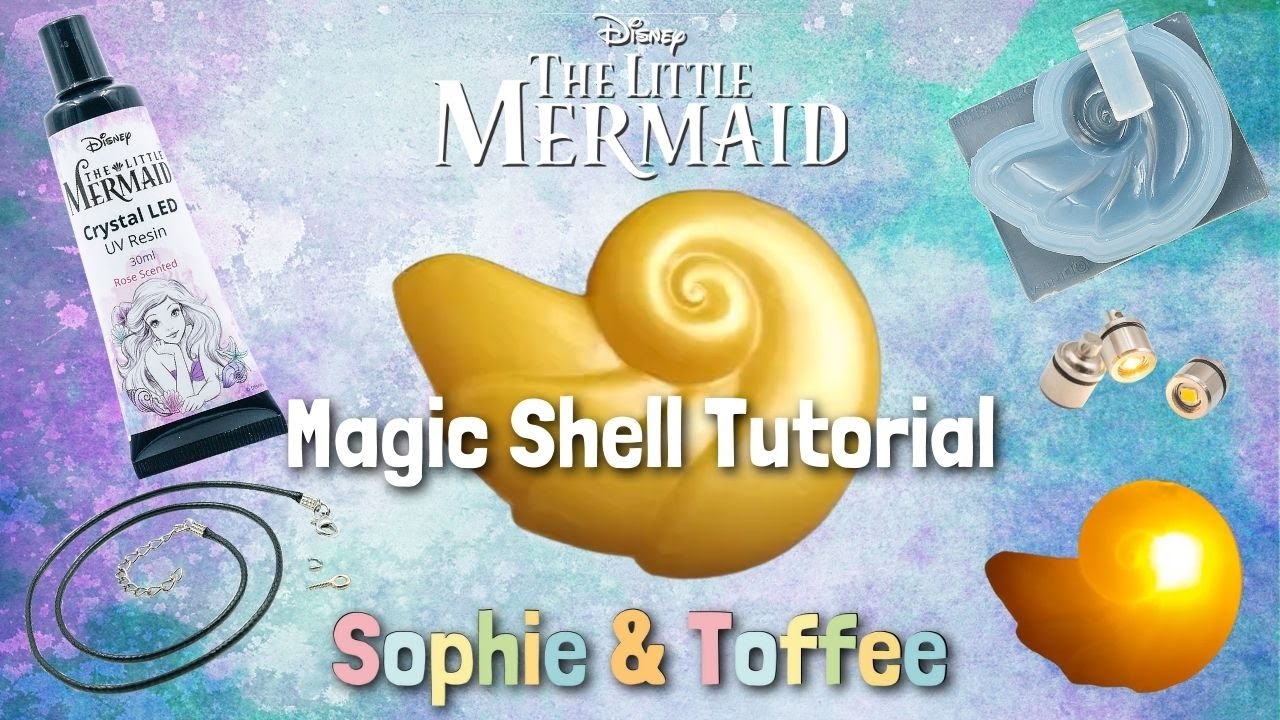 Disney's The Little Mermaid DIY Magic Shell Resin Tutorial