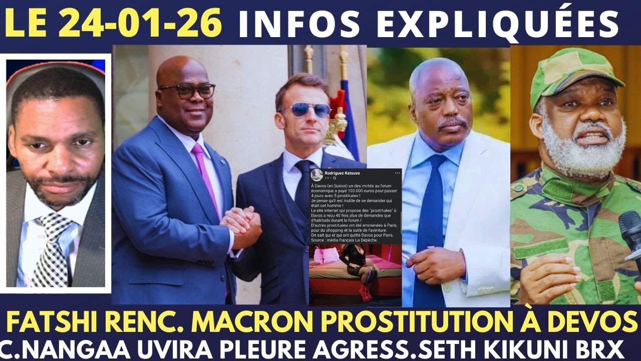 FATSHI DE DEVOS À PARIS DEBAUCHE AVEC PROSTITUÉ C.NANGAA UVIRA PLEURE UDPS AGRESSE SETH KIKUNI À BXL