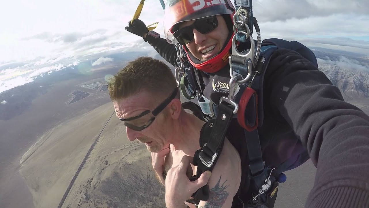Naked Skydive Las Vegas December 2015