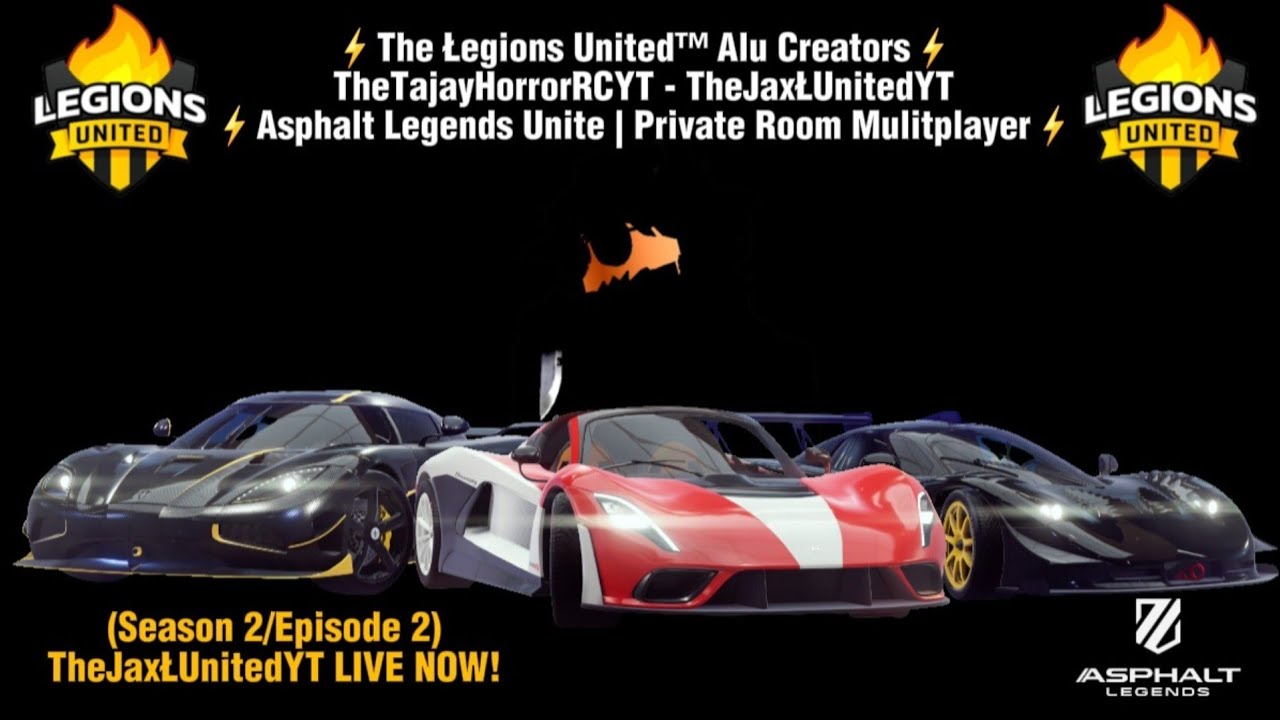 Asphalt Legends Unite | Private Room Multiplayer (Season 2/Episode 2) | PS5 Silm Gameplay Stream🔥🏁