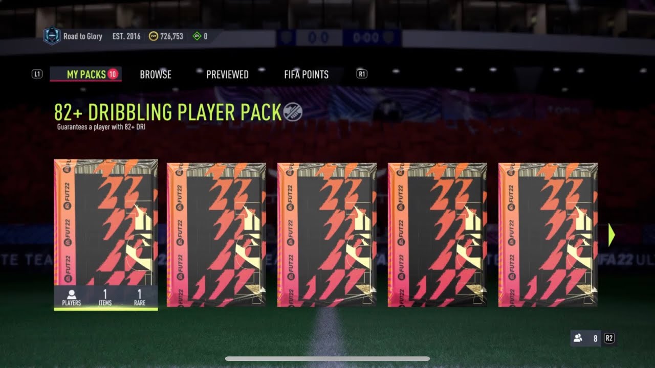 10X 82+ DRIBBLING GUARANTEED PACKS! ARE THEY WORTH IT?