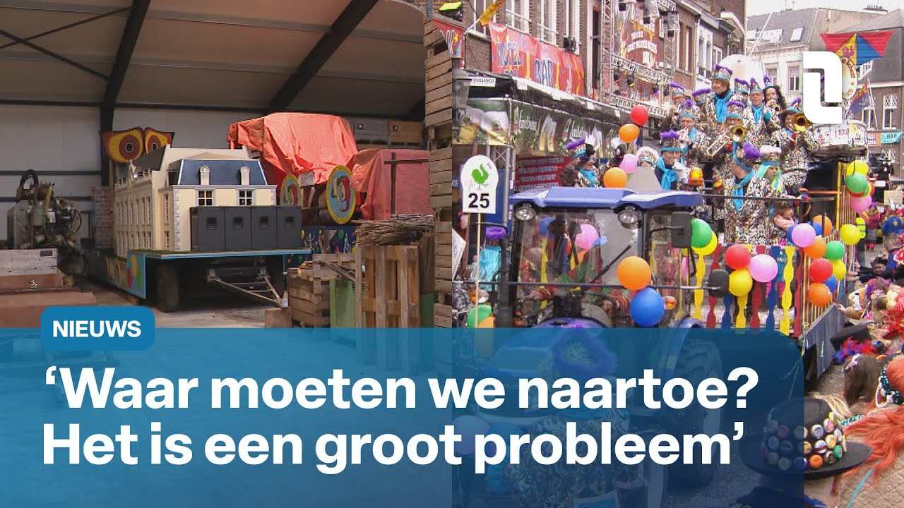 Toekomst carnavalswagens in gevaar? 'Steeds meer regels en steeds minder loodsen' | L1 Nieuws