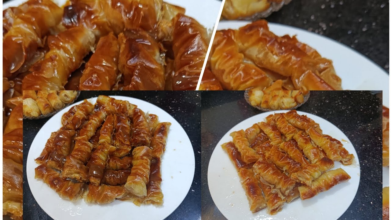 وصفتين ابسط من بعض لصوابع الجلاش المقرمشه بالمكسرات👌👌😋😋