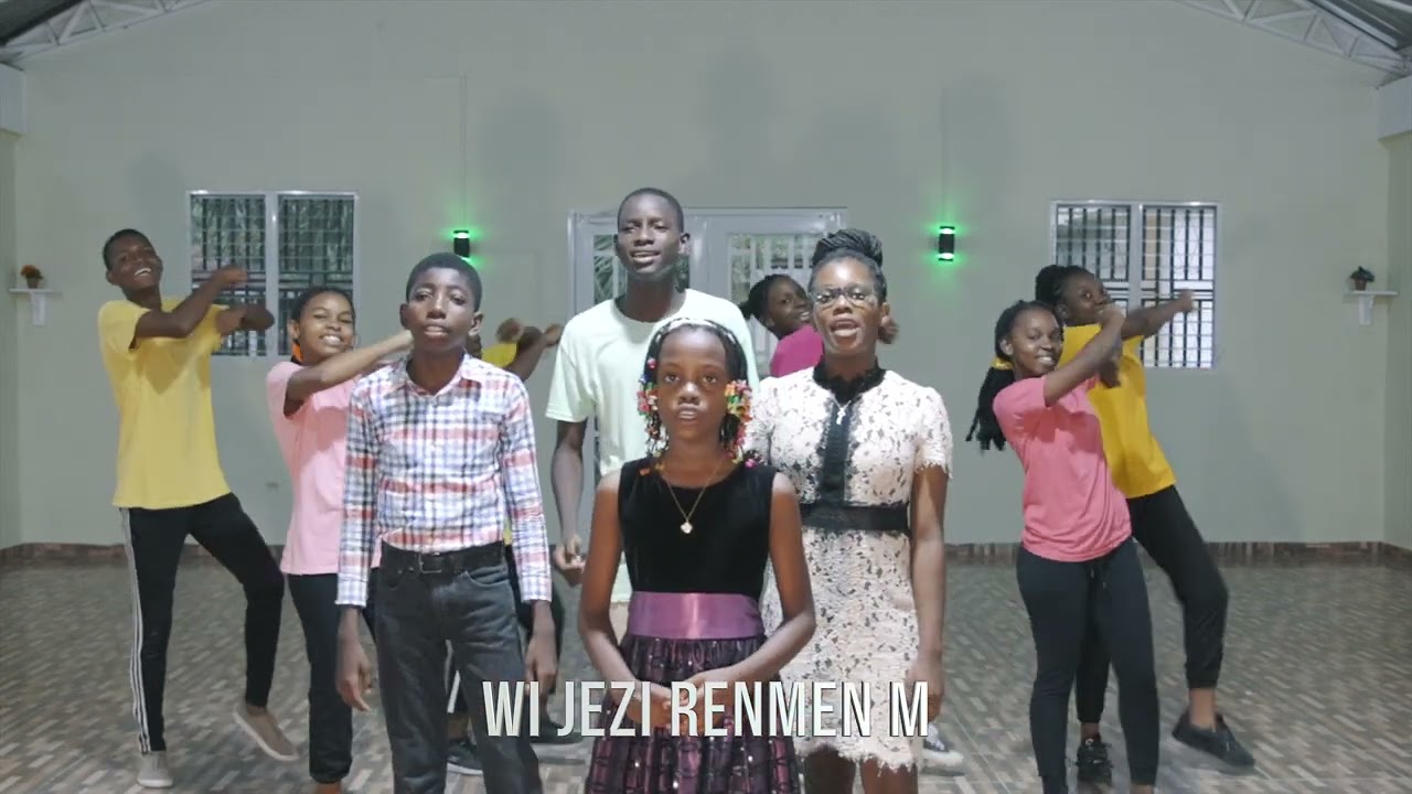 Wi Jezi Renmen m (ft Emelie jeune, culte des enfants de l'église baptiste Maranatha de Hinche)