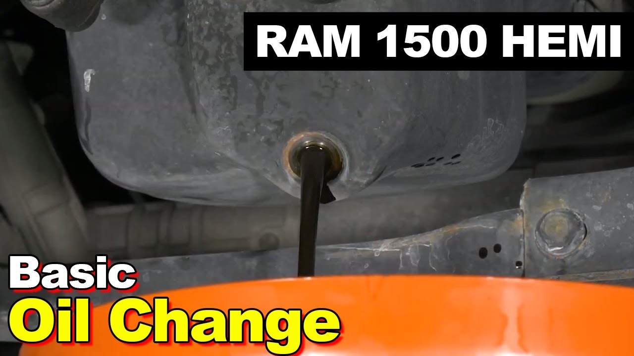 2012 Dodge Ram 1500 5.7 HEMI Engine Oil Change