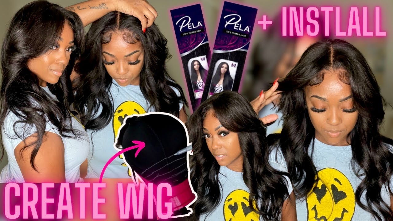CHEAP & CUTE!  DIY Wig Tutorial with Beauty Supply Store Hair  +Installation ft. Bobbi Boss Hair