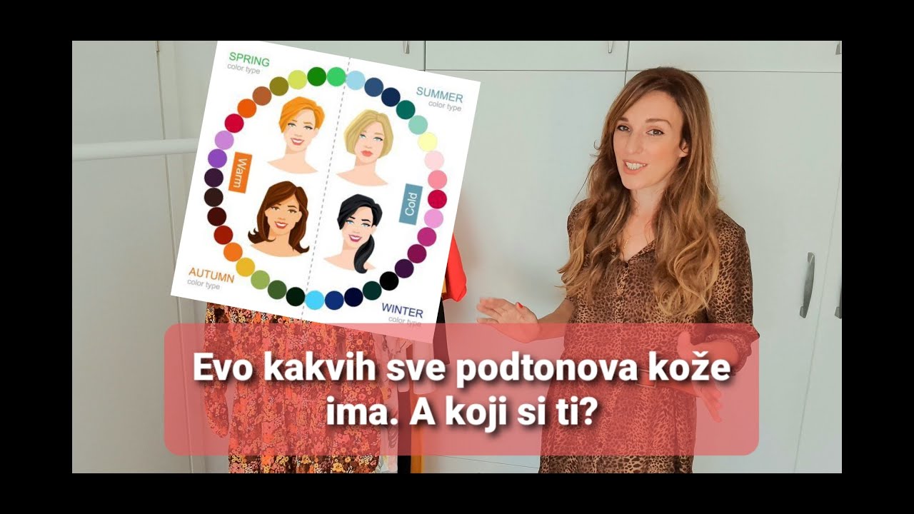 4 tipa podtona kože- proljeće, ljeto, jesen, zima. Otkrij koje boje tebi najviše odgovaraju.