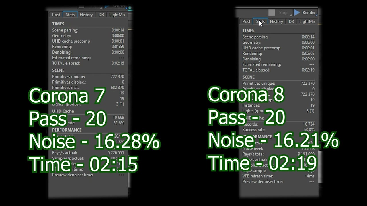 corona render 7 vs corona render 8
