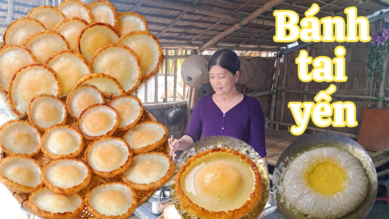 Bánh tai yến nước cốt dừa với bí quyết giòn tan - ai làm cũng THÀNH CÔNG 100%