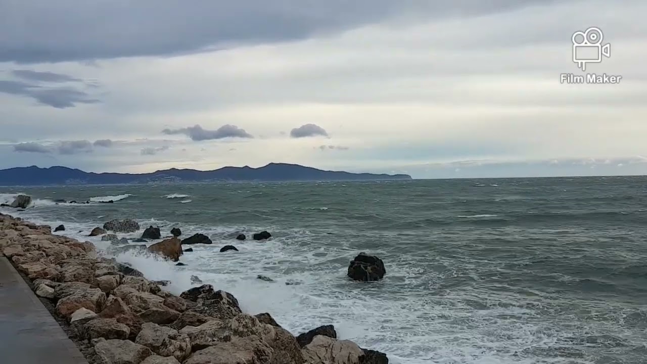 STURM IN L ESCALA SPANIEN....8:57 Uhr...14.02.2026