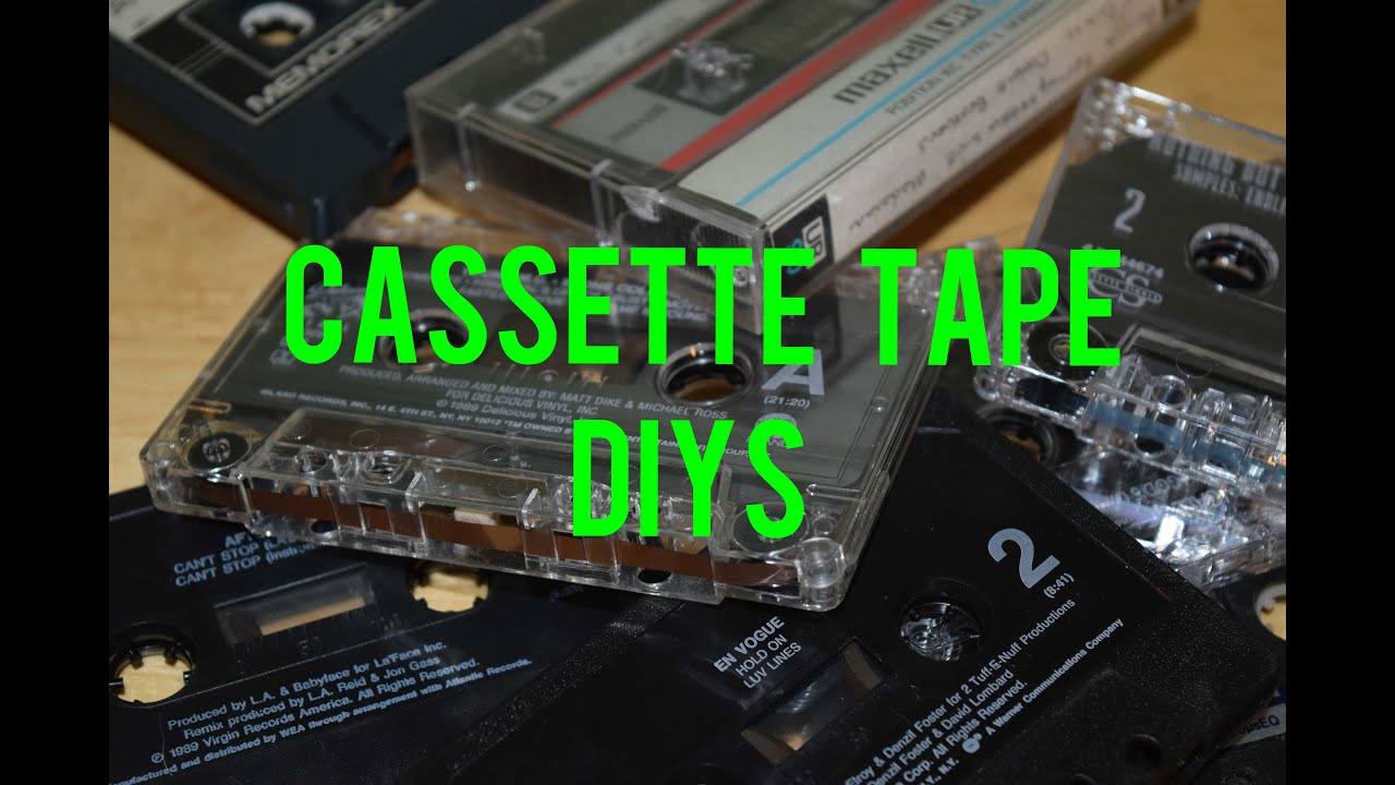 3 DIY crafts from Old Cassette Tapes