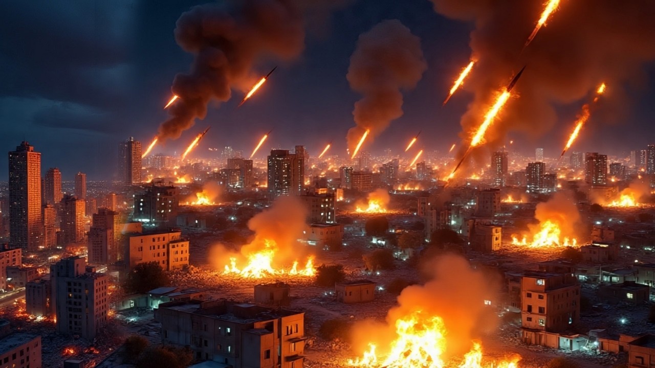 🔴 TEPAT SORE INI 500 Rudal Iran gempur 50 Markas besar Militer Israel-AS, Ribuan tentara tak selamat