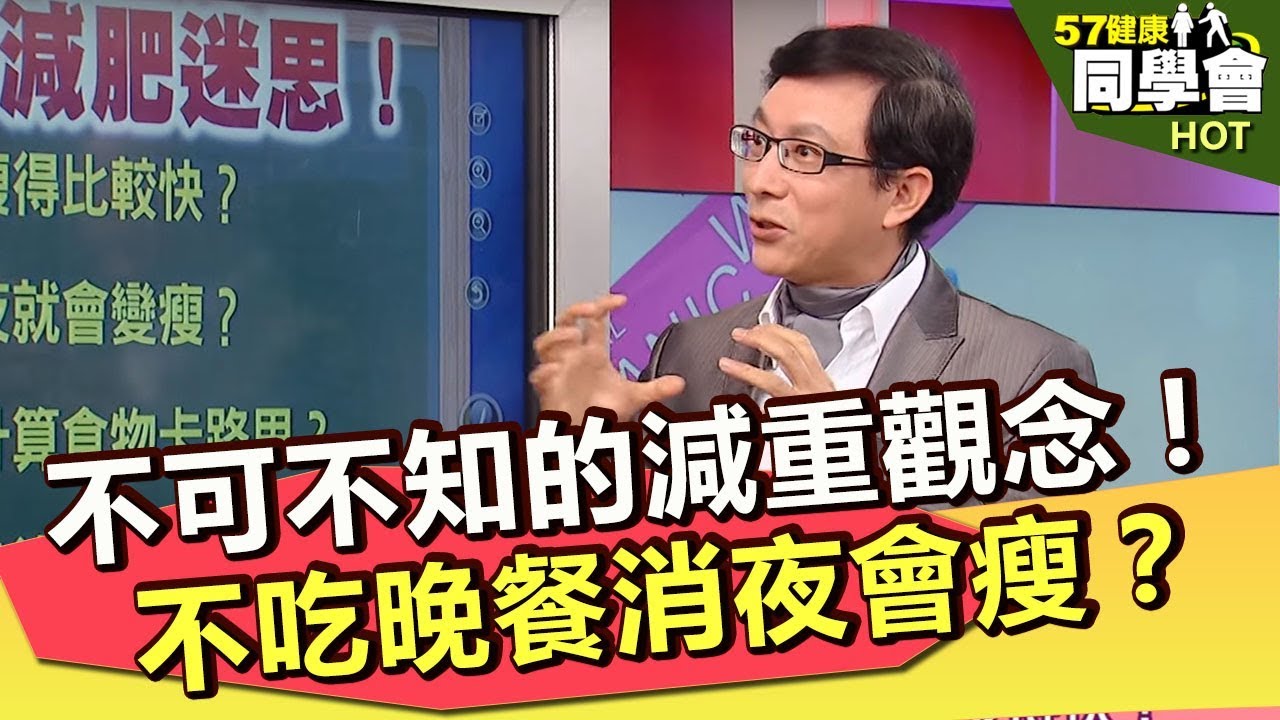 不可不知的減重觀念！- 【健康同學會】#1345集 2016.04.16