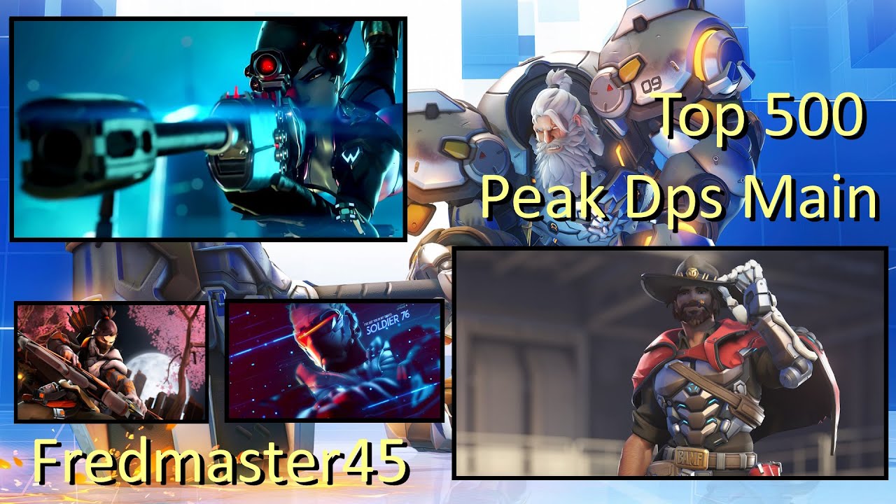 WATCHING OVERWATCH SPOTLIGHT!!! Top 500 6v6 Dps Player - FRED FRED FRED FRED FRED