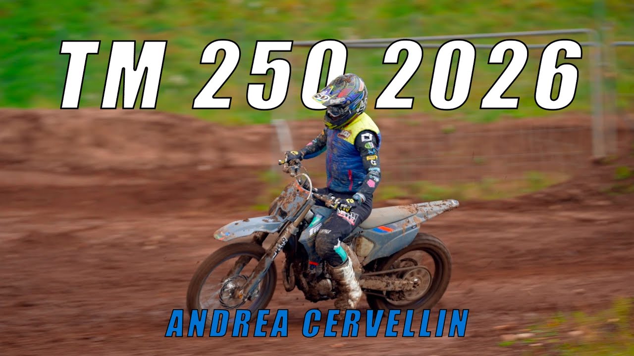 TM 250 2026 | Andrea Cervellin riding the new TM at Malpensa Track
