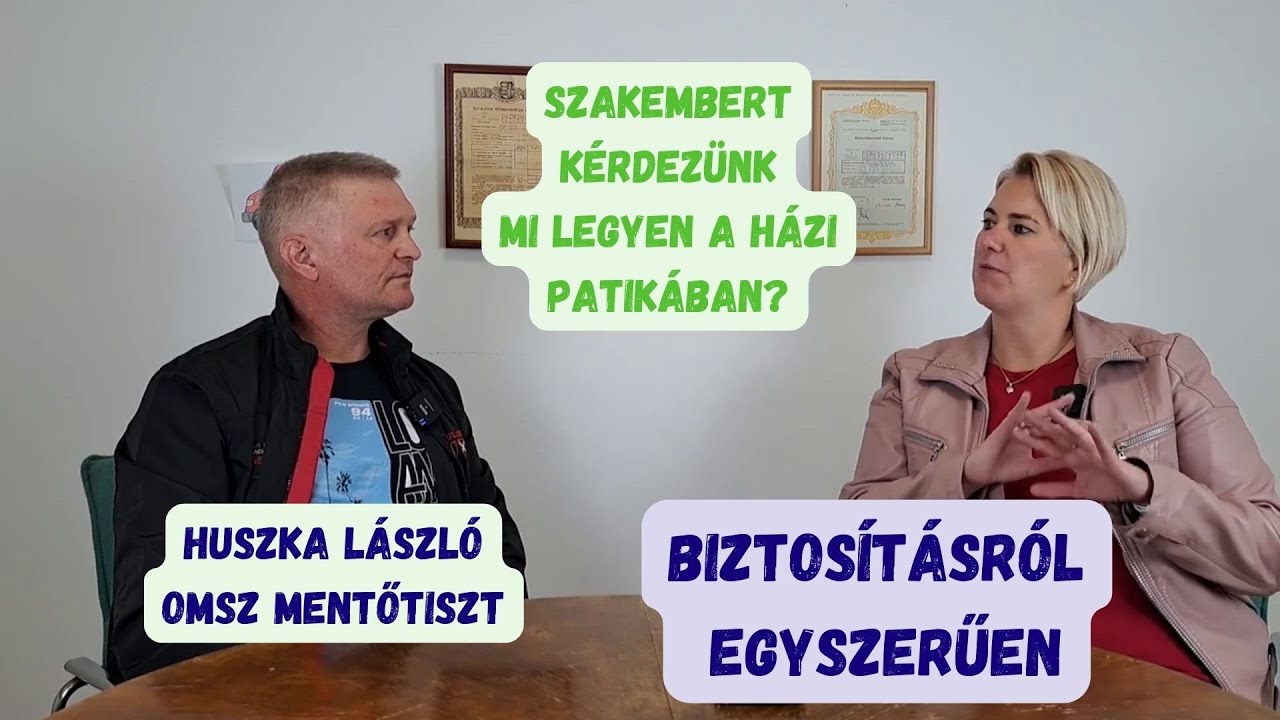 Mi legyen a házi patikában? | Szakembert Kérdezünk | Huszka László mentőtiszt válaszol