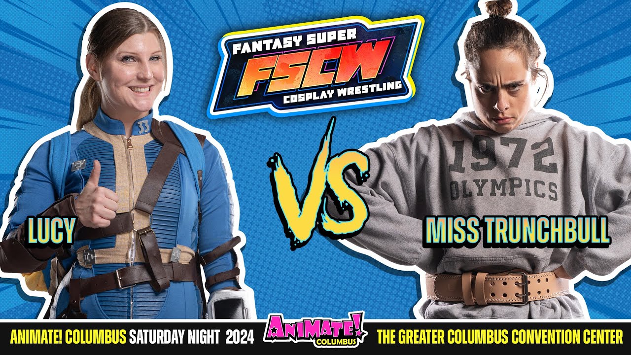 FSCW Cosplay Wrestling [LUCY Vs MISS TRUNCHBULL] FULL MATCH Animate! Columbus 2024