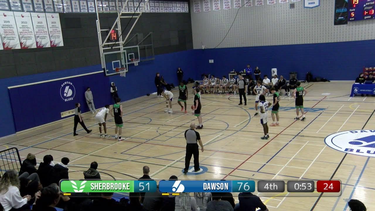 RSEQ Basketball masculin 🏀  Sherbrooke @ Dawson [2025-11-16]