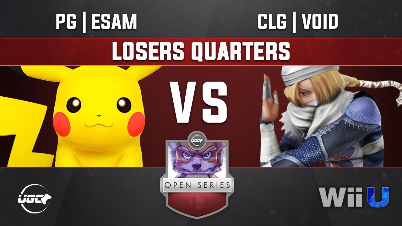 UGC Smash 4 LOSERS QUARTERS  - PG | ESAM (Pikachu) vs CLG | VoiD (Sheik)