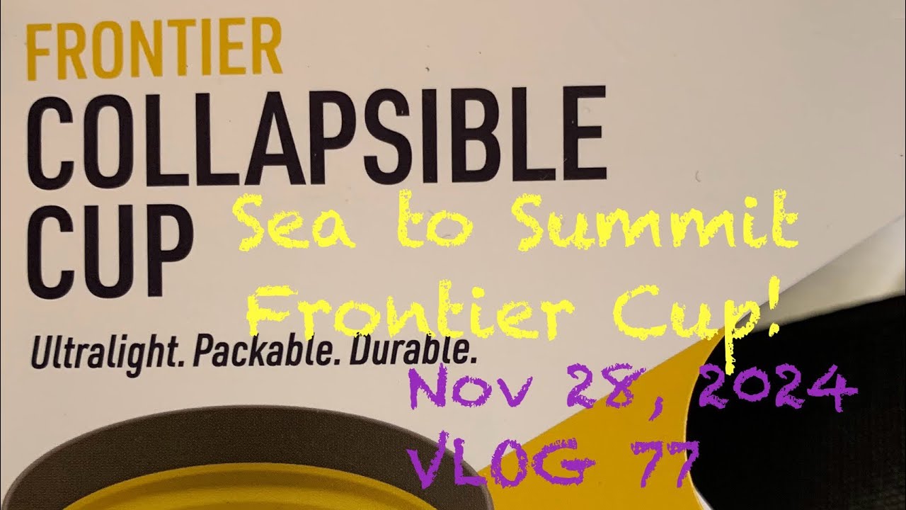Sea To Summit Frontier Collapsible Cup on Thanksgiving
