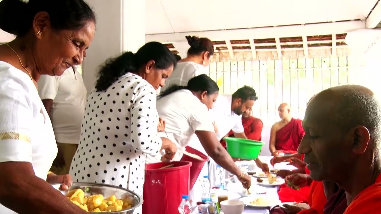 කඨින පිංකමෙහි පරිවාර පිංකමක් දහවල 50 නමකටඅධික සංඝරත්නය උදෙසා පවත්වන ලද සාංඝික දානමය මහා පිංකම#viral 
