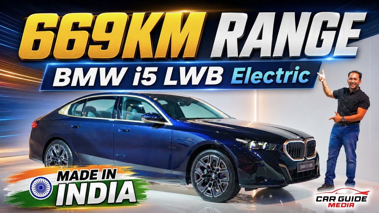 669KM Range + Long Wheel Base ⚡️ BMW i5 LWB 2026 - Made in India 🇮🇳 Longest in Segment