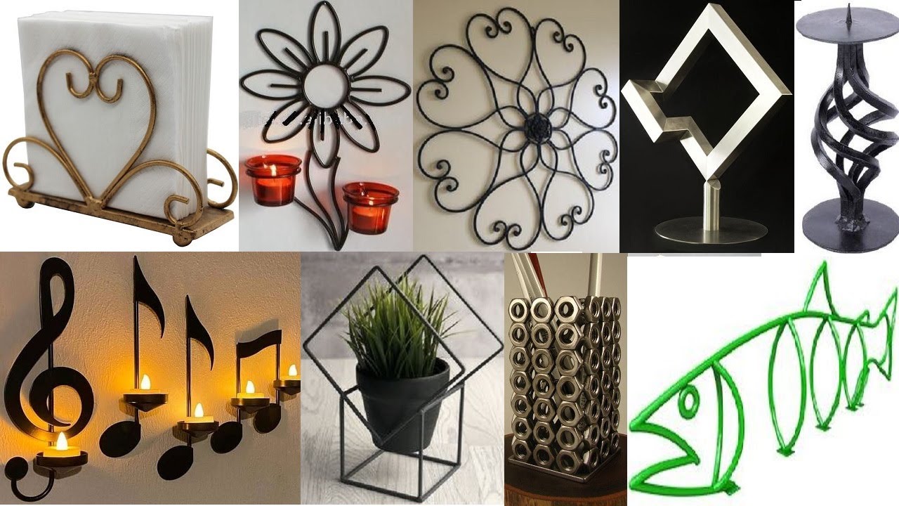 Metal furniture & metal decorative pieces as beginner welding project ideas/make money welding ideas