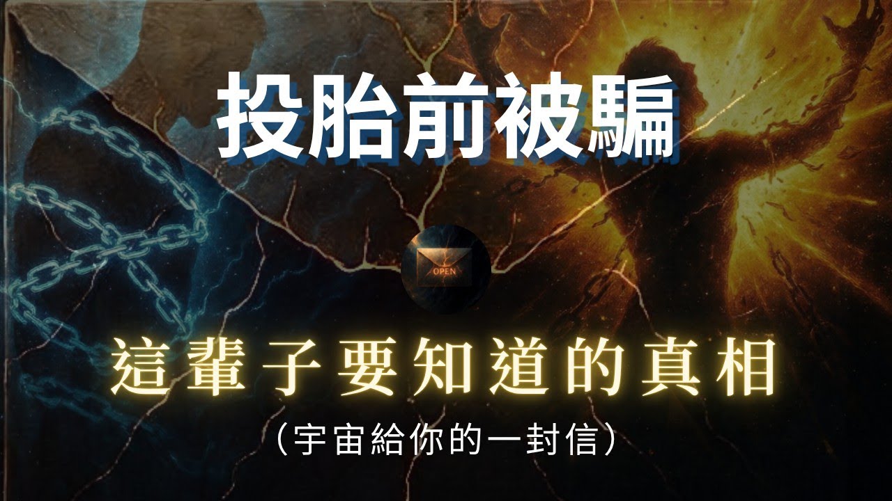投胎前你可能被騙簽了「賣身契」？這是高维收割者的套路，一個方法撕毁惡意契約！這輩子一定要知道的真相！💌 宇宙給你的一封信