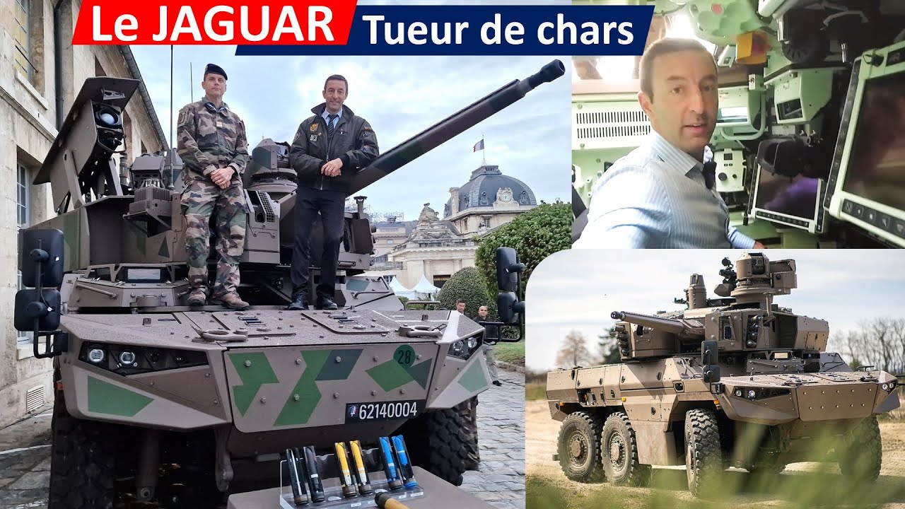 Découverte du JAGUAR, le nouveau tueur de chars de l'@Armeedeterre