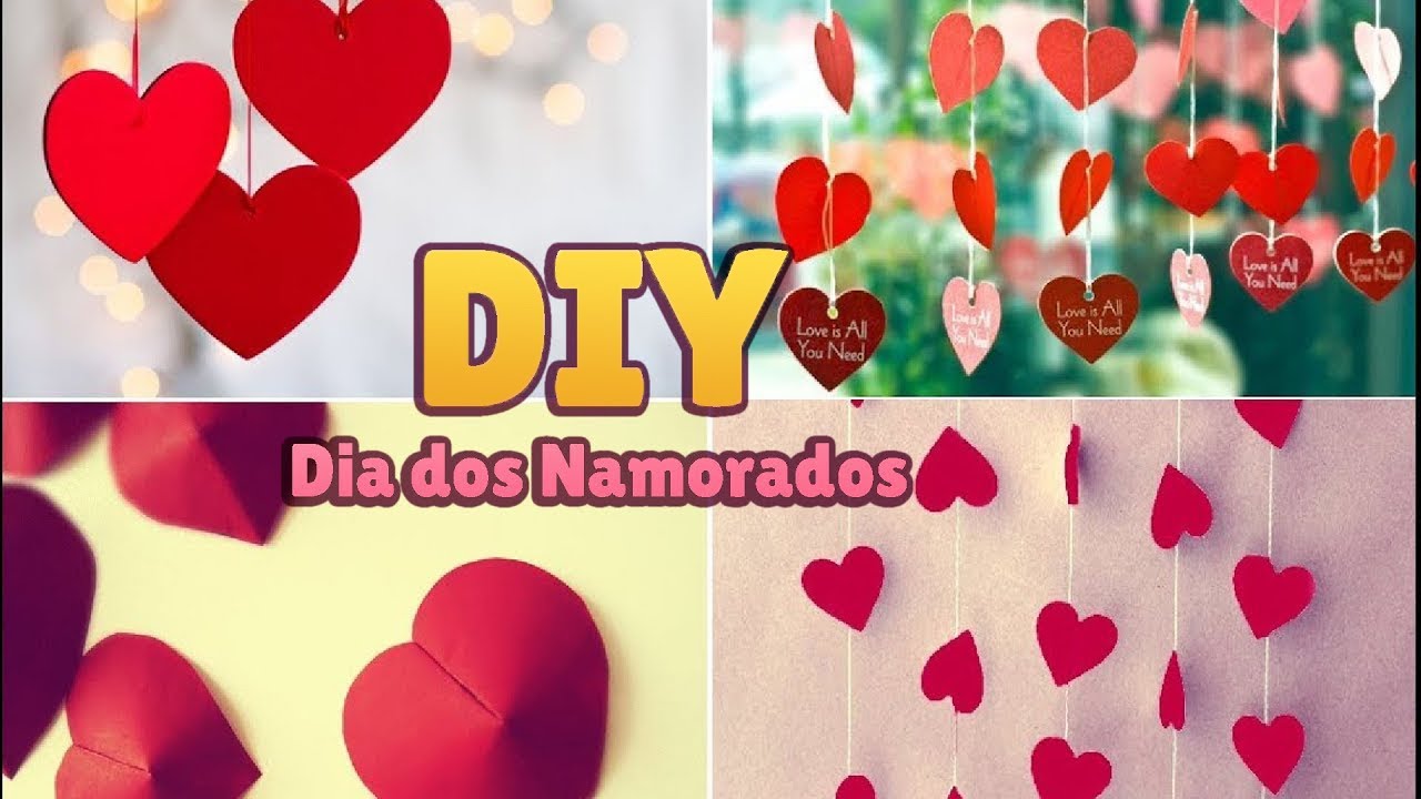 DIY: Decoração Simples e Barata Dia dos Namorados 💖💌(Valentine's Day Decor) #diylove