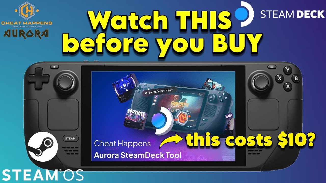 Don't BUY Cheat Happens Aurora SteamDeck Tool #steamdeck #cheatdeck