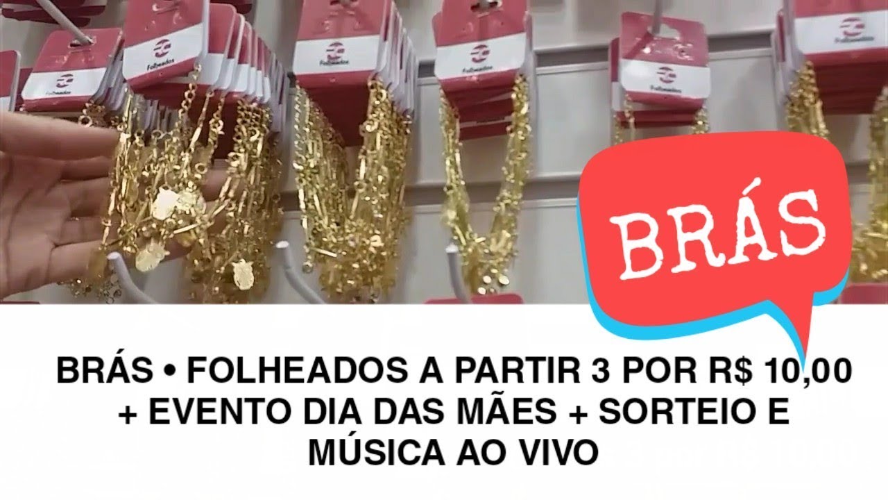 BRÁS • FOLHEADOS A PARTIR DE 3 POR R$ 10,00 • GALERIA PAGÉ BRÁS • EVENTO DIA DAS MÃES| LIH ESTEVÃO