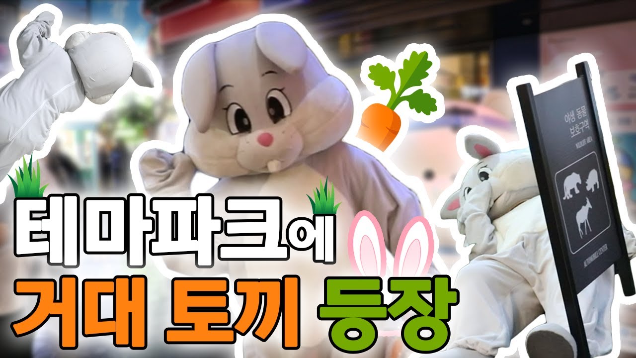 성재가고 토끼왔다 !!🐰 키자니아의 새로운 마스코트⚡ 등장??